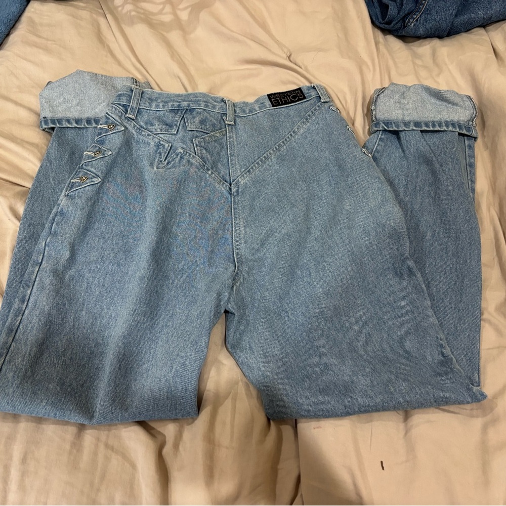 Vintage Light Blue Denim Jeans